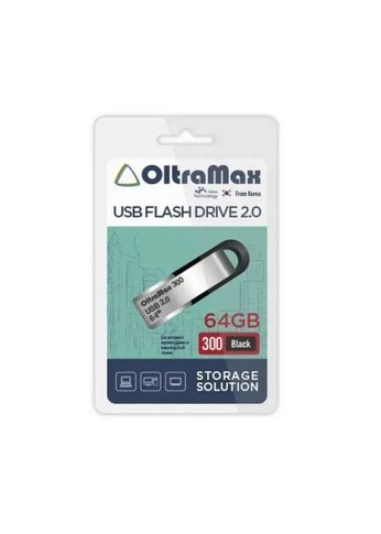 Флеш диск 64GB Oltramax OM-64GB-300-Black