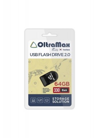 Флеш диск 64GB Oltramax OM-64GB-330-Black