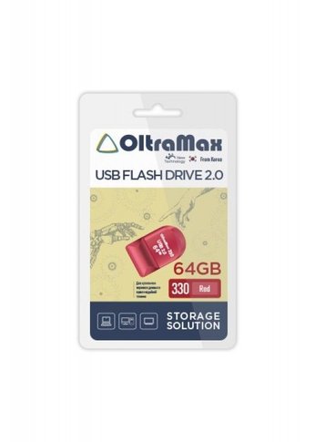 Флеш диск 64GB Oltramax OM-64GB-330-Red