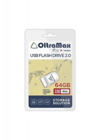 Флеш диск 64GB Oltramax OM-64GB-330-White