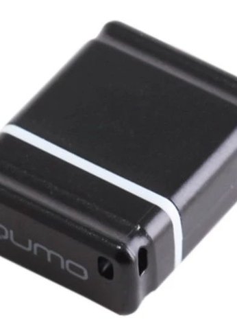 Флеш диск 64GB Qumo NANO (QM64GUD-NANO-B) Black