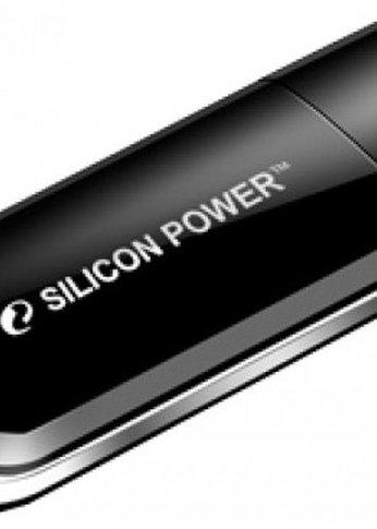 Флеш диск 64Gb Silicon Power 64Gb LuxMini 322 SP064GBUF2322V1K USB2.0 черный