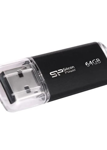 Флеш диск 64Gb Silicon Power 64Gb Ultima II-I Series SP064GBUF2M01V1K USB2.0 черный