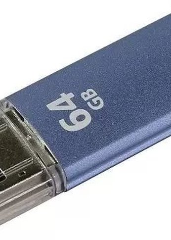 Флеш диск 64Gb Smartbuy V-Cut SB64GBVC-B3 USB3.0 синий