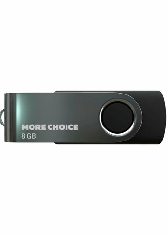 Флеш диск 8Gb More Choice (4610196407512) MF8-4 USB 8Gb 2.0 Black