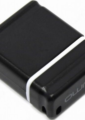 Флеш диск 8Gb Qumo NANO [QM8GUD-NANO-B] Black USB 2.0