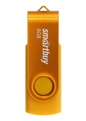 Флеш диск 8GB Smartbuy (SB008GB2TWY) UFD 2.0 008GB Twist Yellow желтый