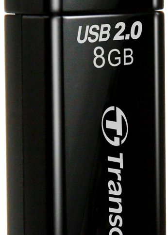 Флеш диск 8Gb Transcend Jetflash 350 TS8GJF350 USB2.0 черный