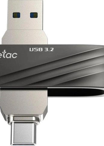 Флеш Диск Netac 32GB US11 NT03US11C-032G-32BK USB3.2 черный/серебристый