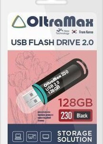 Флеш диск Oltramax OM-128GB-230-Black