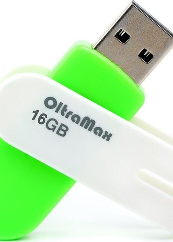 Флеш диск Oltramax OM-16GB-220-зеленый