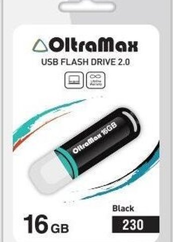 Флеш диск Oltramax OM-16GB-230 черный