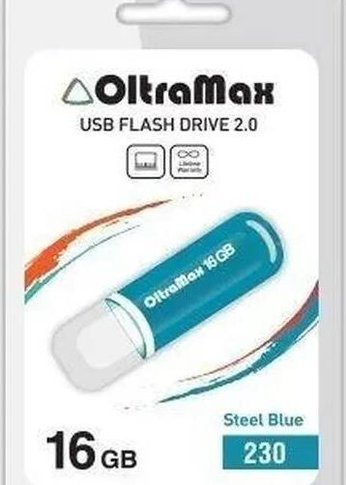 Флеш диск Oltramax OM-16GB-230 св.синий