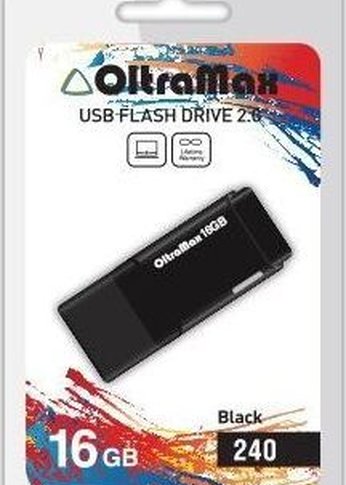 Флеш диск Oltramax OM-16GB-240 черный