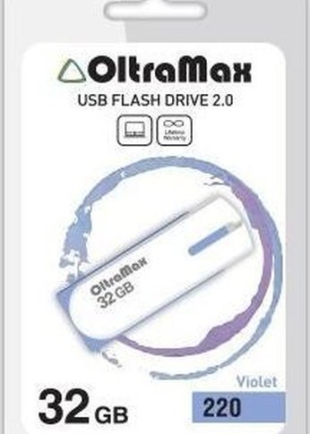 Флеш диск Oltramax OM-32GB-220-фиолетовый