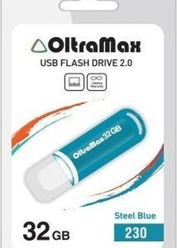 Флеш диск Oltramax OM-32GB-230-св.синий