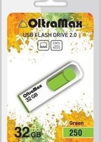 Флеш диск Oltramax OM-32GB-250-зеленый