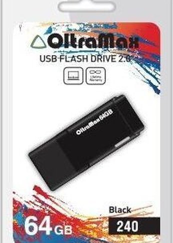 Флеш диск Oltramax OM-64GB-240-черный