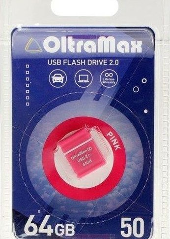 Флеш диск Oltramax OM-64GB-50-Pink 2.0