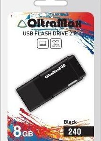 Флеш диск Oltramax OM-8GB-240-черный