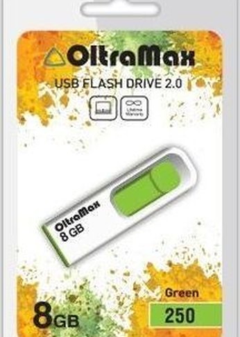 Флеш диск Oltramax OM-8GB-250-зеленый