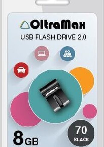 Флеш диск Oltramax OM-8GB-70-черный