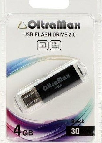 Флеш диск Oltramax OM004GB30-В черный (OM004GB30-В)