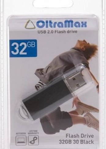 Флеш диск Oltramax OM032GB30-В черный