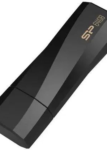 Флеш диск Silicon Power 64Gb Blaze B07 SP064GBUF3B07V1K USB3.2 черный