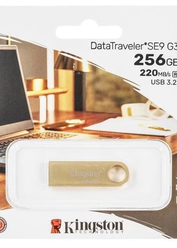 Флеш-накопитель USB Kingston 256GB 220MB/s Metal USB 3.2 Gen 1 DataTraveler SE9 G3/ Kingston 256GB 220MB/s Metal USB 3.2 Gen 1 DataTraveler SE9 G3