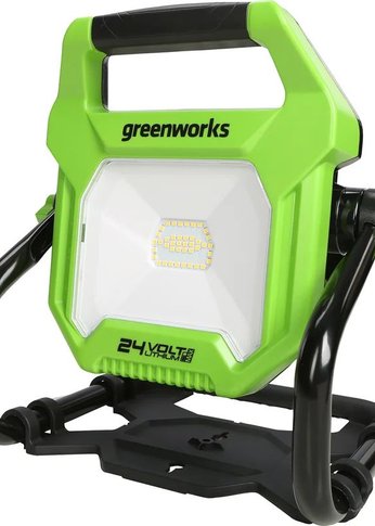 Фонарь светодиодный GreenWorks G24WL, 24v, 220v, 2000 лм, без АКБ и ЗУ  (3401307)