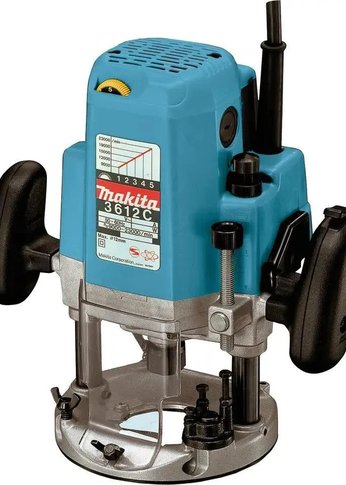 Фрезер Makita 3612C 1850Вт 23000об/мин макс.ход:60мм