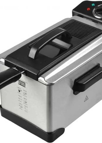 Фритюрница GFGril GFF-M2500 1400Вт серебристый/черный
