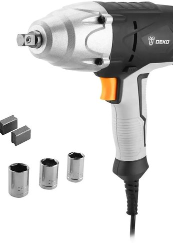 Гайковерт ударный проводной Deko DKIW950 950Вт патрон:квад.1/2" (063-4185)