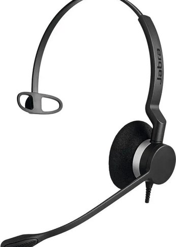 Гарнитура Jabra BIZ 2300 Mono QD черный 1.075м накладные оголовье (2303-820-104)