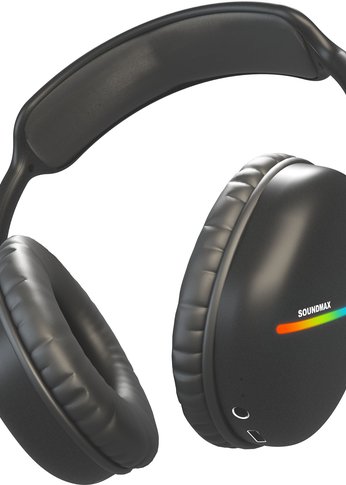 Гарнитура накладные Soundmax SM-HP2200B серый