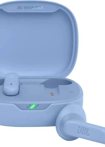 Гарнитура вкладыши JBL Wave Flex синий беспроводные bluetooth в ушной раковине (JBLWFLEX2BLU)