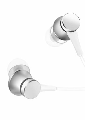 Гарнитура вкладыши Xiaomi Mi In-Ear Basic 1.25м серебристый проводные в ушной раковине (ZBW4355TY/HSEJ03JY)