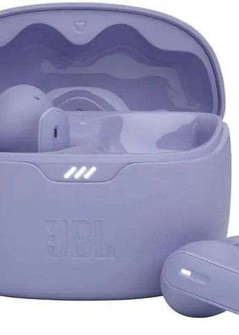 Гарнитура внутриканальные JBL Tune Beam пурпурный беспроводные bluetooth в ушной раковине (JBLTBEAMPUR)