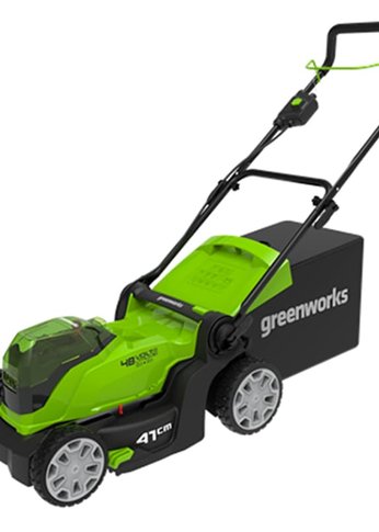 Газонокосилка аккумуляторная GreenWorks G24X2LM41K2x 24V 41см 2хАКБ 4Ач и ЗУ (2512607UD)