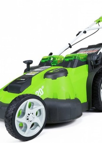 Газонокосилка аккумуляторная GreenWorks G40LM49DB, TwinForce, 40V, 49 см, без АКБ и ЗУ (2500207)