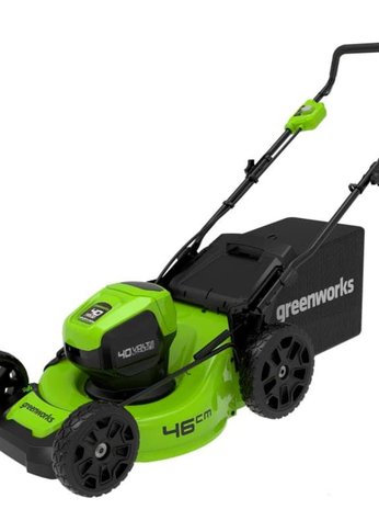 Газонокосилка аккумуляторная GreenWorks GD40LM46HP, 40V, 46 см, бесщеточная, без АКБ и ЗУ (2514407)