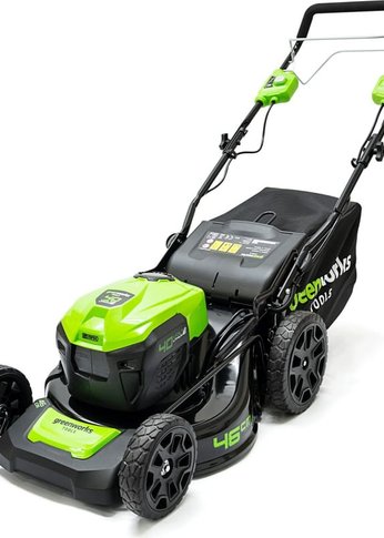 Газонокосилка аккумуляторная GreenWorks GD40LM46SP 40В, 46см, самоходная (без аккум. и ЗУ) (2506807)