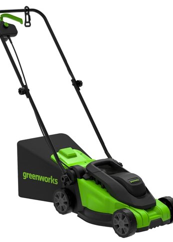 Газонокосилка электрическая GreenWorks GD1200LM32, 220v, 32 см, 1.2 кВт (2517807)