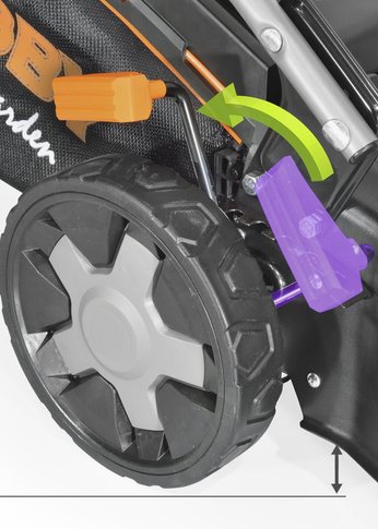 Газонокосилка роторная Carver LMG-2951DM HOBBY (01.024.00022) 2900Вт