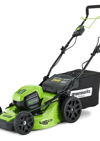 Газонокосилка самоходная аккумуляторная GreenWorks GD60LM46SP 60V 46см бесщеточная без АКБ и ЗУ (2502907)