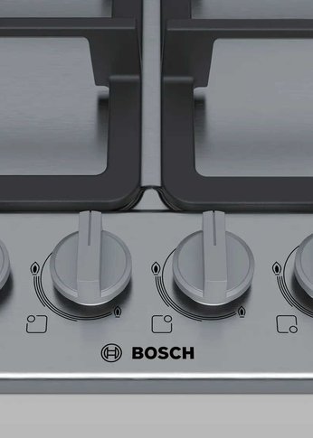 Газовая варочная панель Bosch PGH6B5B90 нержавеющая сталь