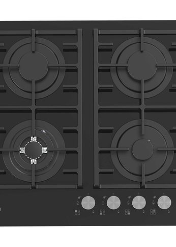 Газовая варочная панель Korting HGG 6825 CTN Черный