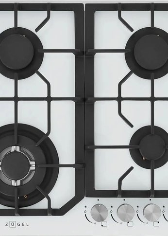 Газовая варочная панель Zugel ZGH601W белый
