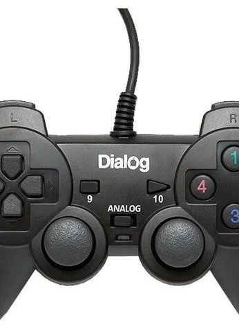 Геймпад Dialog Action GP-A11, черный, вибрация, 12 кнопок, USB